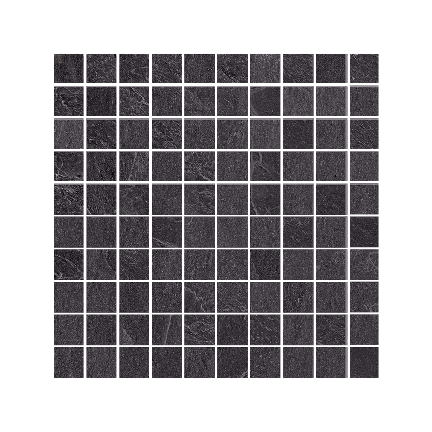 Nordika 12x12" - Mosaico Stone-Look Porcelain Mosaic (1" Square)