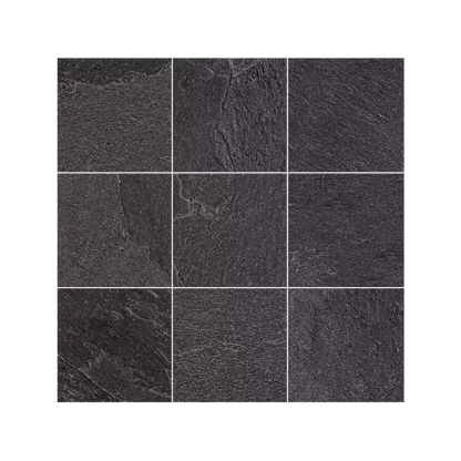 Nordika 12x12" - Mosaico Stone-Look Porcelain Mosaic (4" Squares)