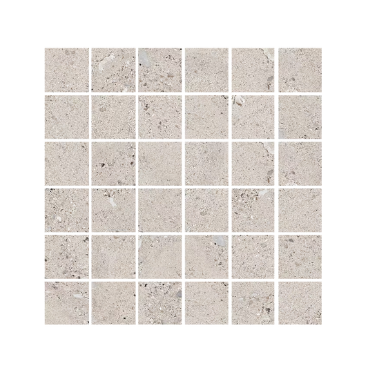 Shellstone - 12x12" - 8.5mm Decor Mosaic Porcelain Tile (2" squares)