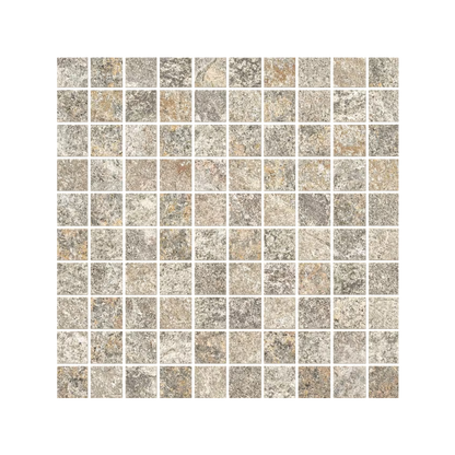 Oros Stone 12x12" Stone-Look Porcelain Mosaic (1" Square)