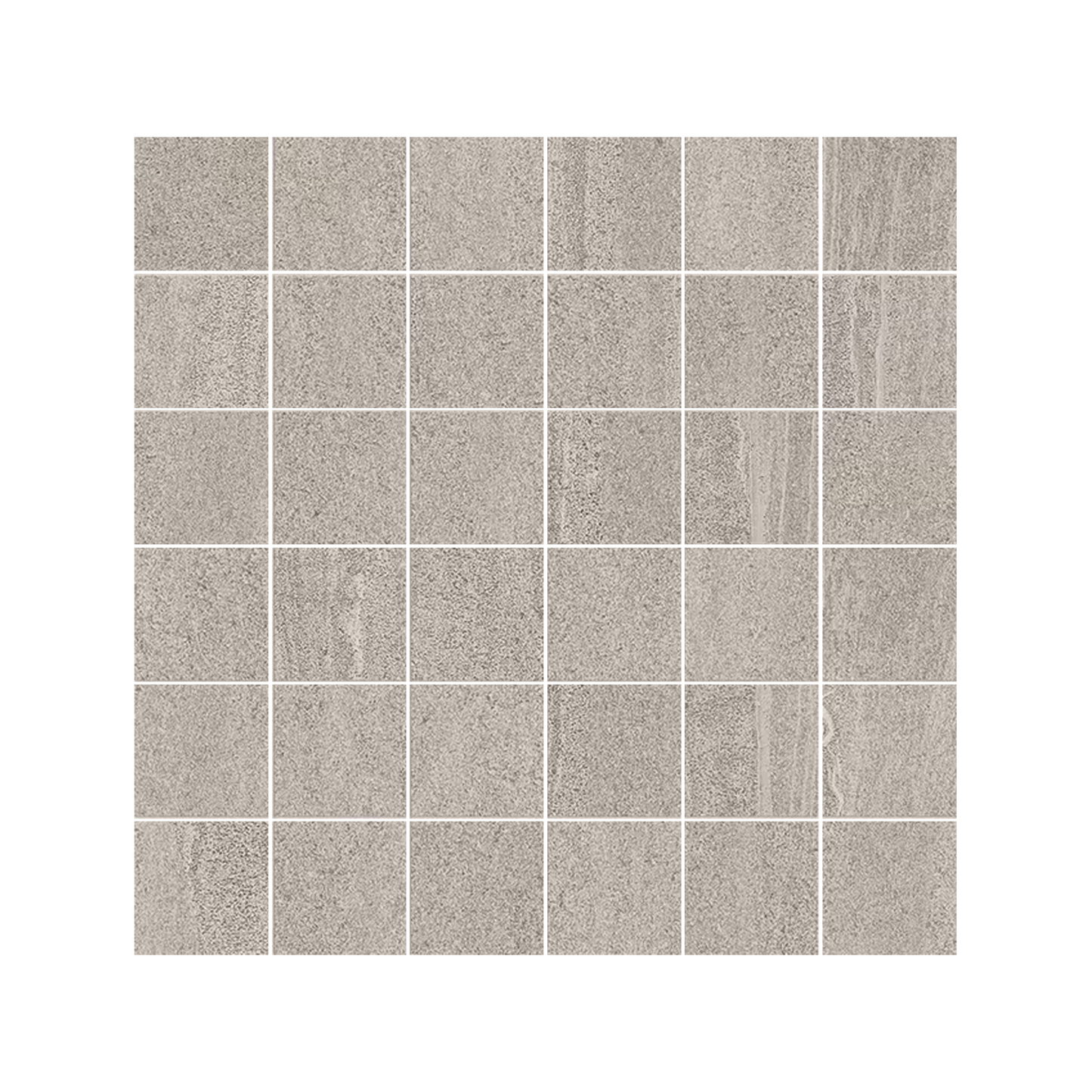 Stone Project 12x12" Travertine-Look Porcelain Mosaic (2" Squares)