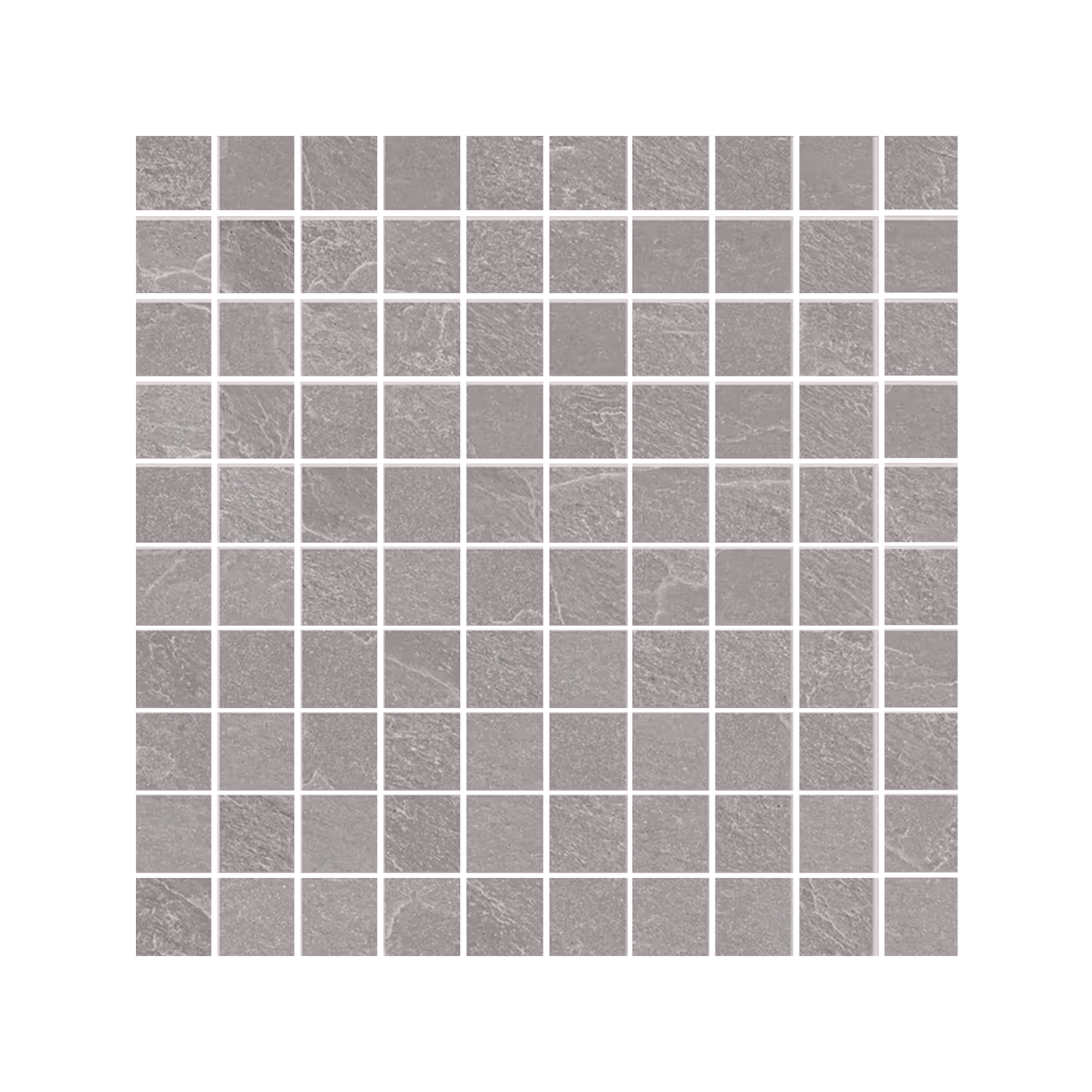 Nordika 12x12" - Mosaico Stone-Look Porcelain Mosaic (1" Square)