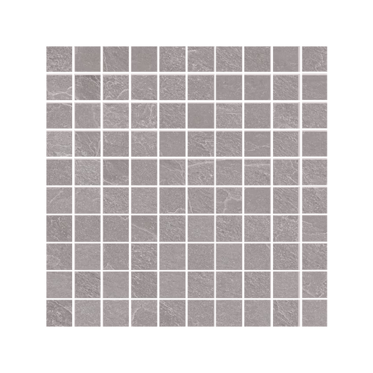 Nordika 12x12" - Mosaico Stone-Look Porcelain Mosaic (1" Square)