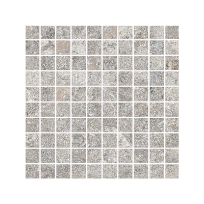 Oros Stone 12x12" Stone-Look Porcelain Mosaic (1" Square)