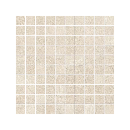 Sixty 12x12" Mosaico Concrete-Look Porcelain Mosaic (1" Square)