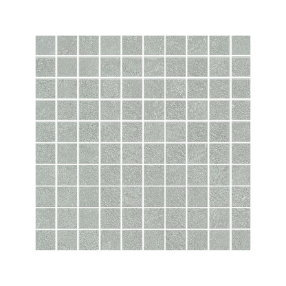 Sixty 12x12" Mosaico Concrete-Look Porcelain Mosaic (1" Square)