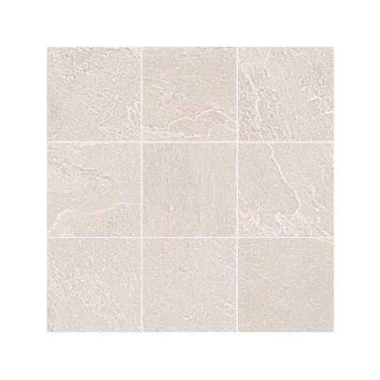 Nordika 12x12" - Mosaico Stone-Look Porcelain Mosaic (4" Squares)