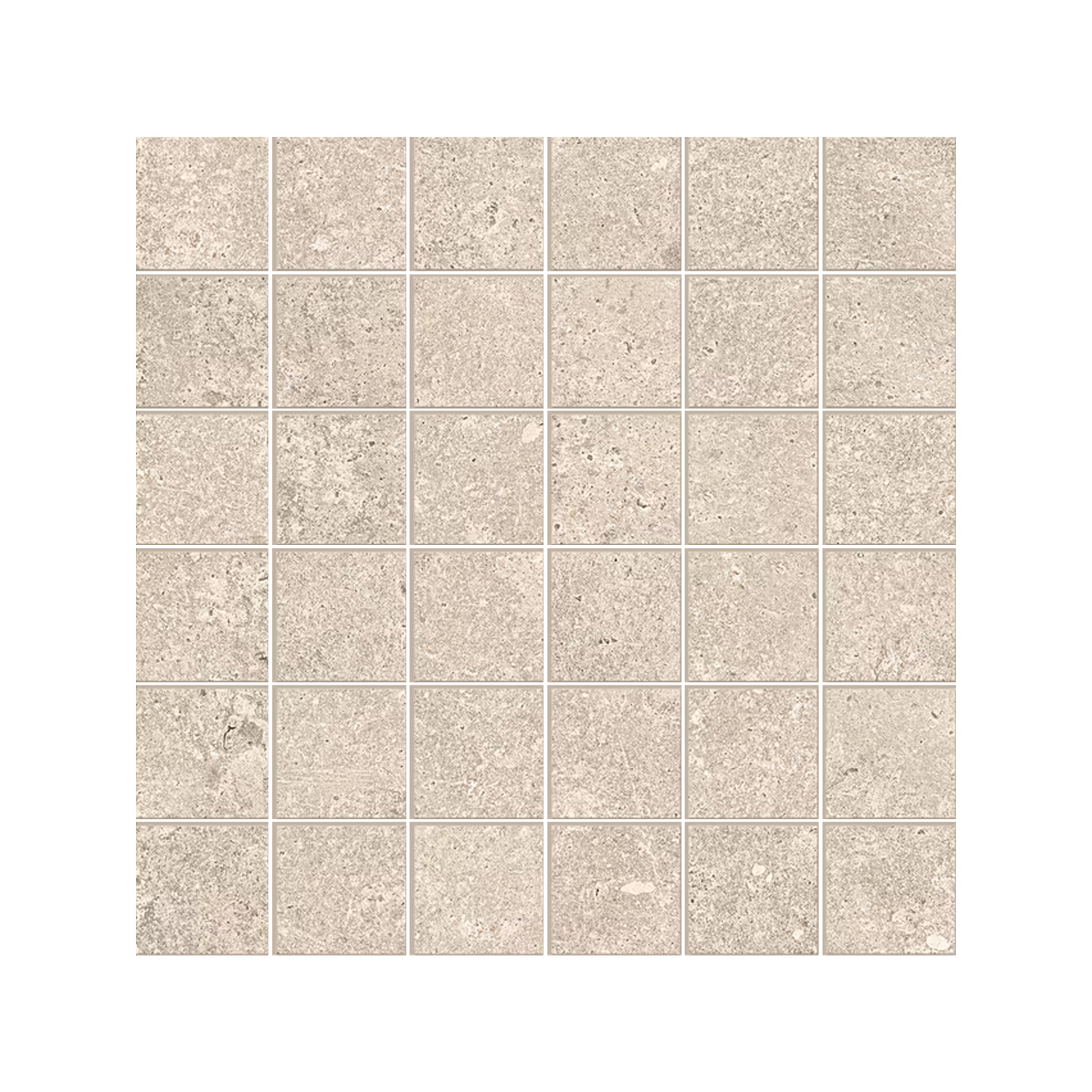 Ever-Stone 12x12" Stone-Look Porcelain Mosaic (2" Squares)