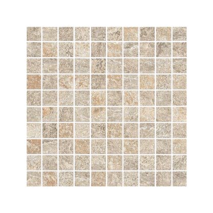 Oros Stone 12x12" Stone-Look Porcelain Mosaic (1" Square)