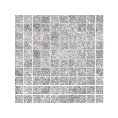 Oros Stone 12x12" Stone-Look Porcelain Mosaic (1" Square)