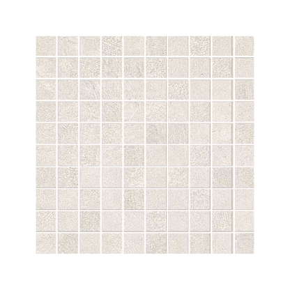 Sixty 12x12" Mosaico Concrete-Look Porcelain Mosaic (1" Square)