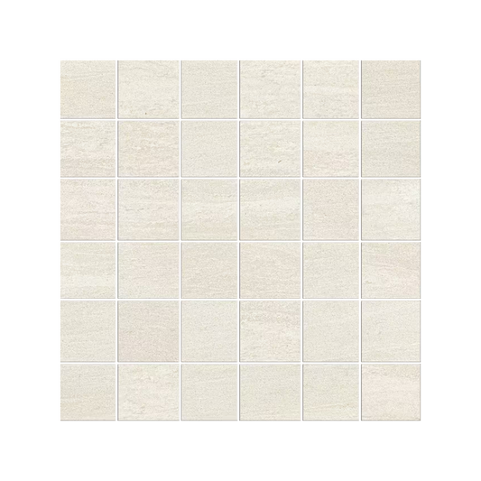 Stone Project 12x12" Travertine-Look Porcelain Mosaic (2" Squares)