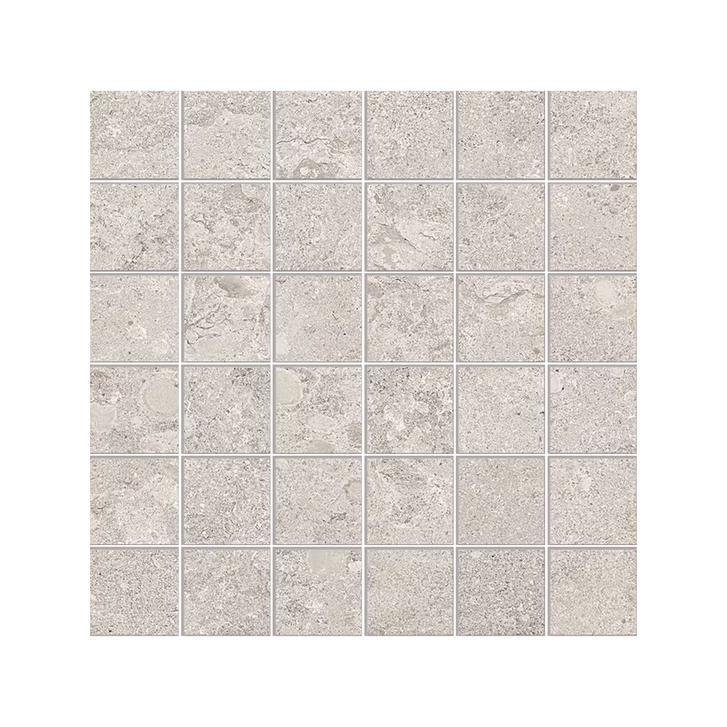 MaPierre 12x12" - Ancienne Stone-Look Porcelain Mosaic