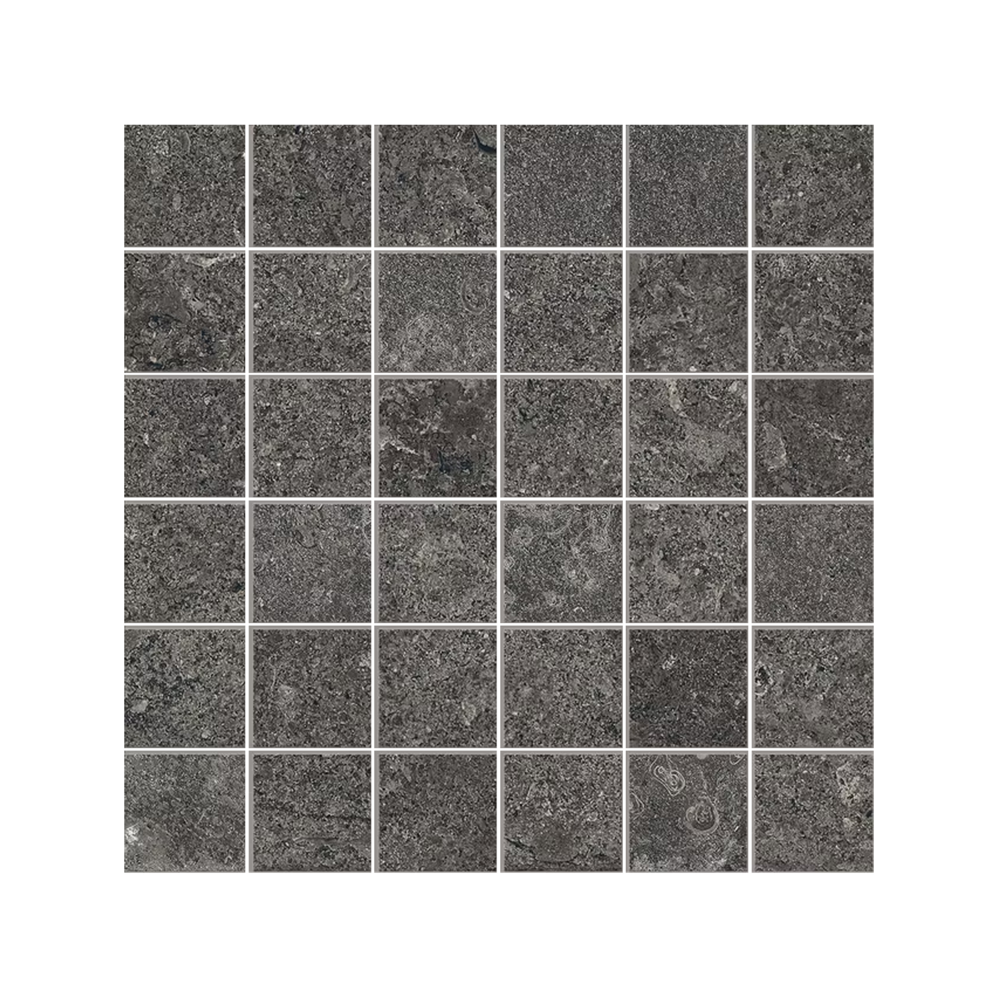 MaPierre 12x12" - Ancienne Stone-Look Porcelain Mosaic