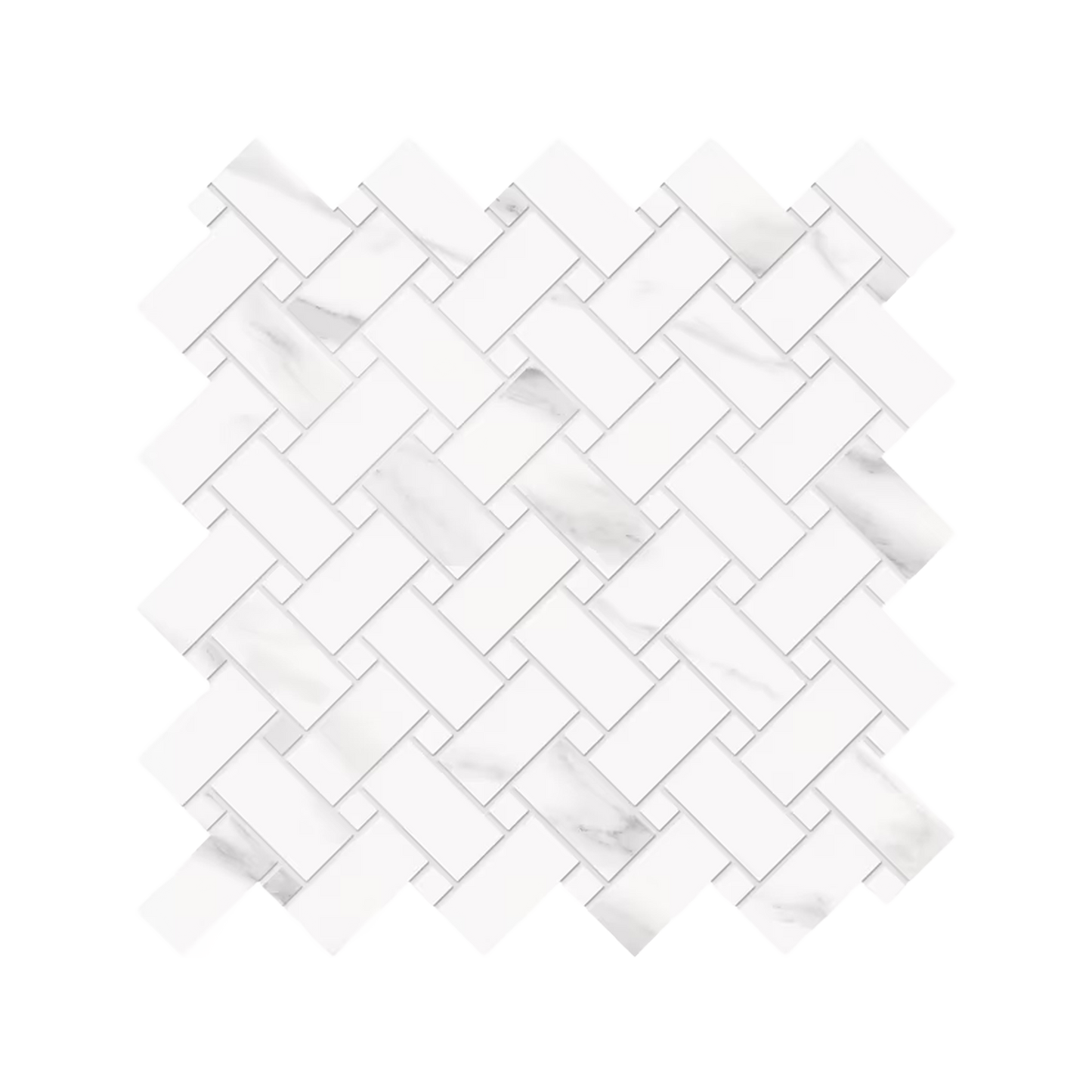 Tele Di Marmo 12x12" - Marble-Look Porcelain Mosaic