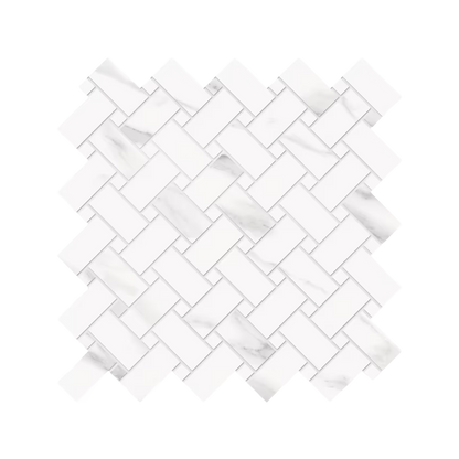 Tele Di Marmo 12x12" - Marble-Look Porcelain Mosaic