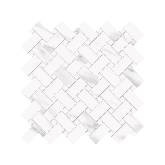 Tele Di Marmo 12x12" - Marble-Look Porcelain Mosaic