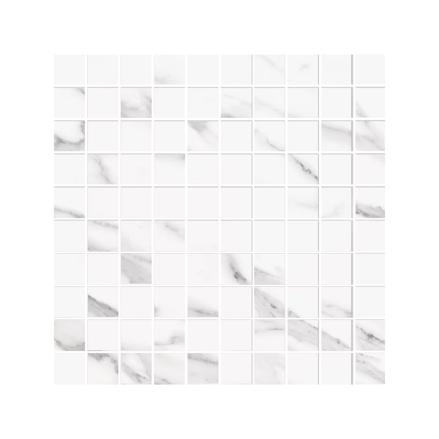 Tele Di Marmo 12x12" - Marble-Look Porcelain Mosaic