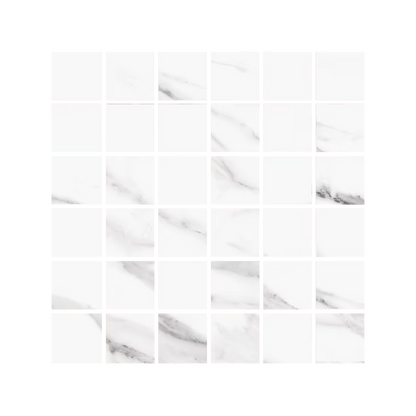 Tele Di Marmo 12x12" - Marble-Look Porcelain Mosaic