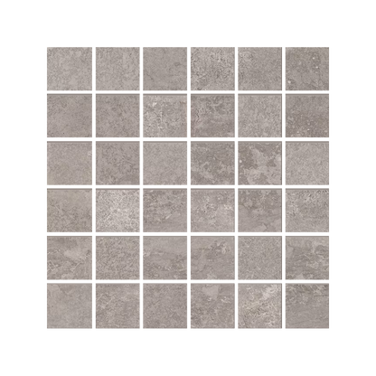 Heritage 12x12" Mosaico Stone-Look Porcelain Mosaic (2" Squares)