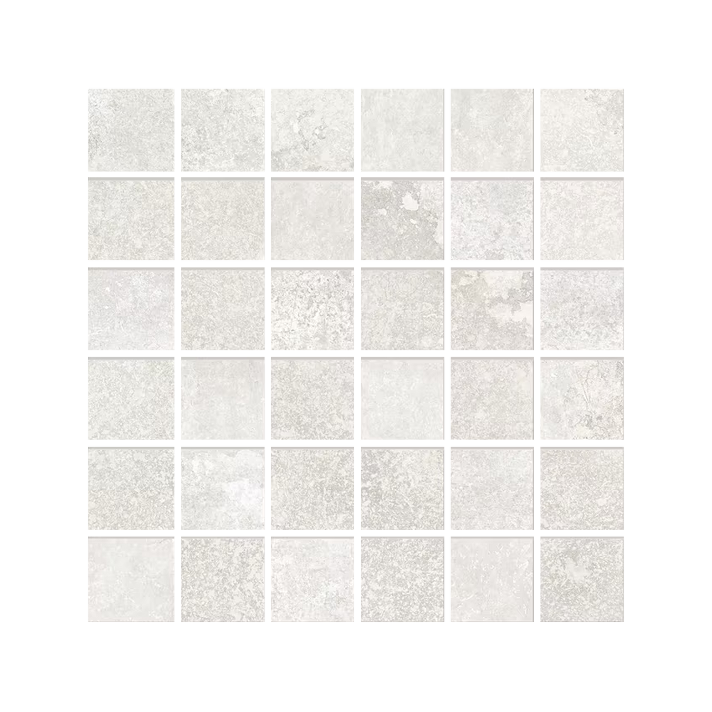 Heritage 12x12" Mosaico Stone-Look Porcelain Mosaic (2" Squares)