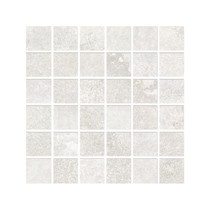 Heritage 12x12" Mosaico Stone-Look Porcelain Mosaic (2" Squares)