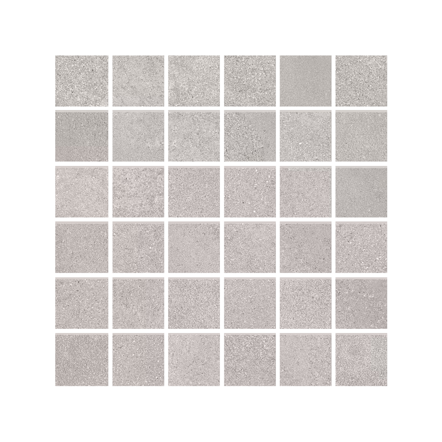 Be-Square 12x12" Mosaico Concrete-Look Porcelain Mosaic