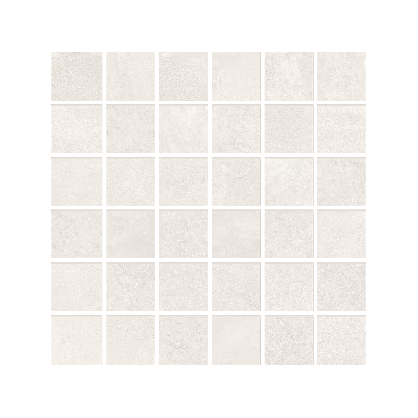 Be-Square 12x12" Mosaico Concrete-Look Porcelain Mosaic