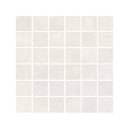 Be-Square 12x12" Mosaico Concrete-Look Porcelain Mosaic