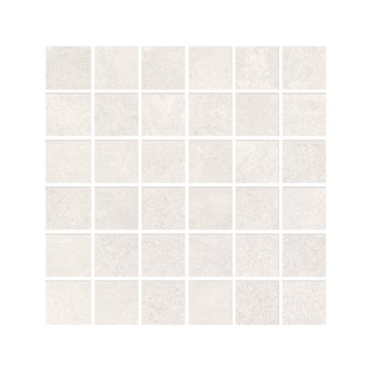 Be-Square 12x12" Mosaico Concrete-Look Porcelain Mosaic