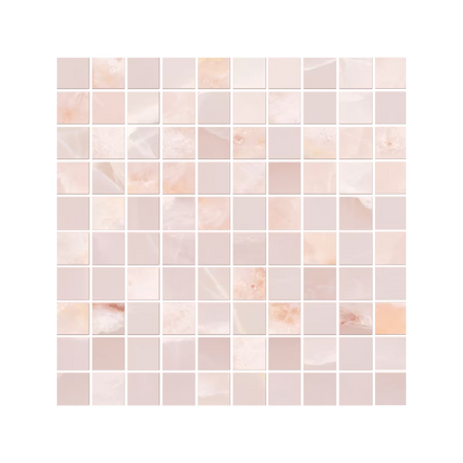 Tele Di Marmo Onyx 12x12" Mosaico Porcelain Mosaic (1" Square)