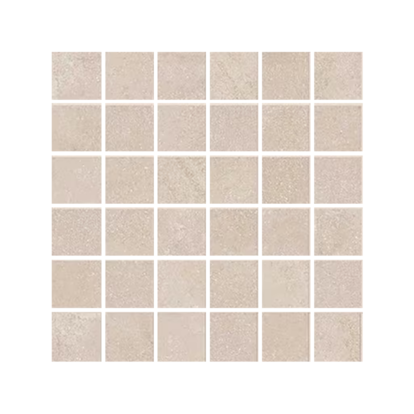 Be-Square 12x12" Mosaico Concrete-Look Porcelain Mosaic