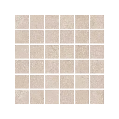 Be-Square 12x12" Mosaico Concrete-Look Porcelain Mosaic