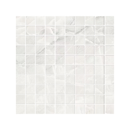 Tele Di Marmo Selection 12x12" Mosaico Marble-Look Porcelain Mosaic (1" Square)