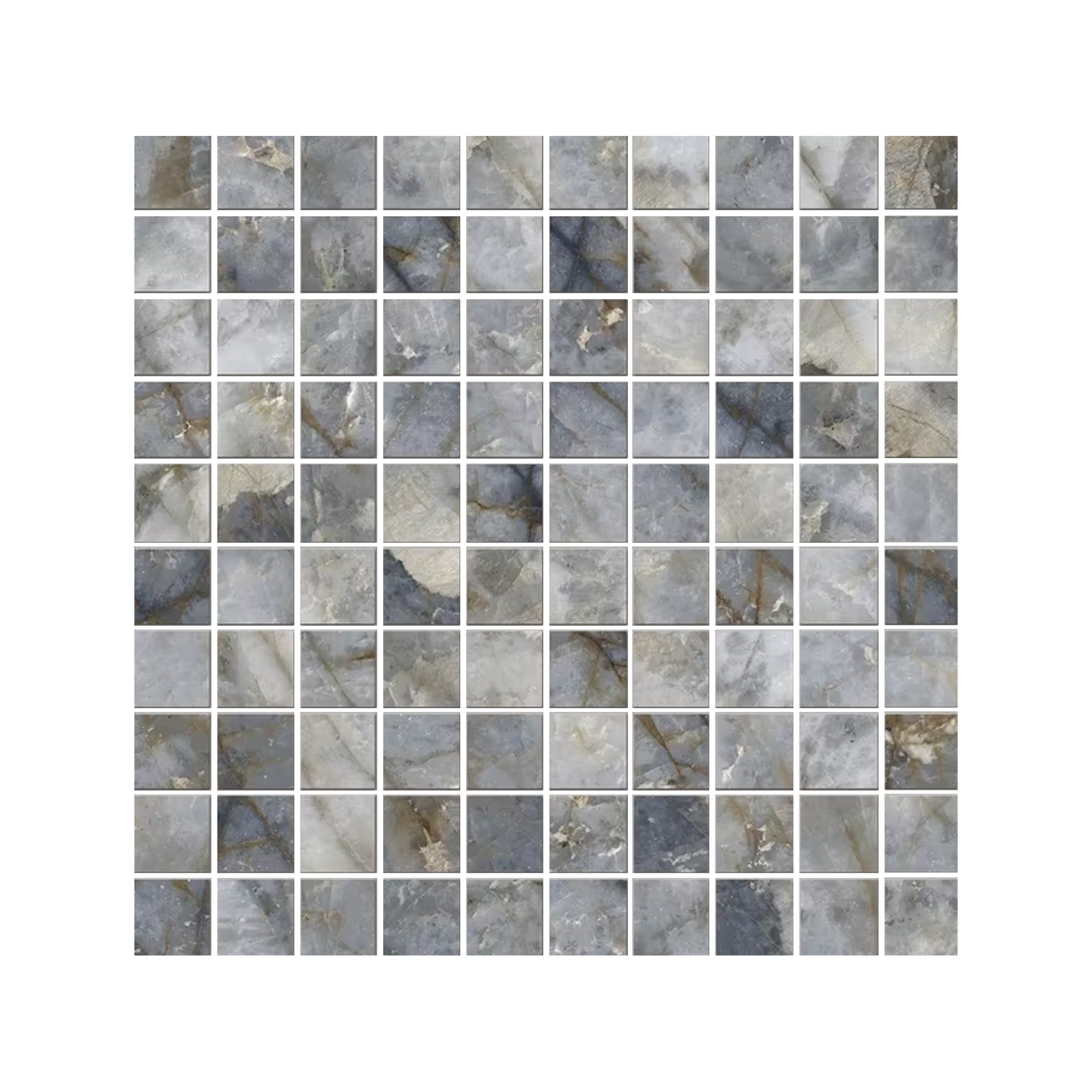 Tele Di Marmo Revolution 12x12" Mosaico Porcelain Mosaic (1" Square)