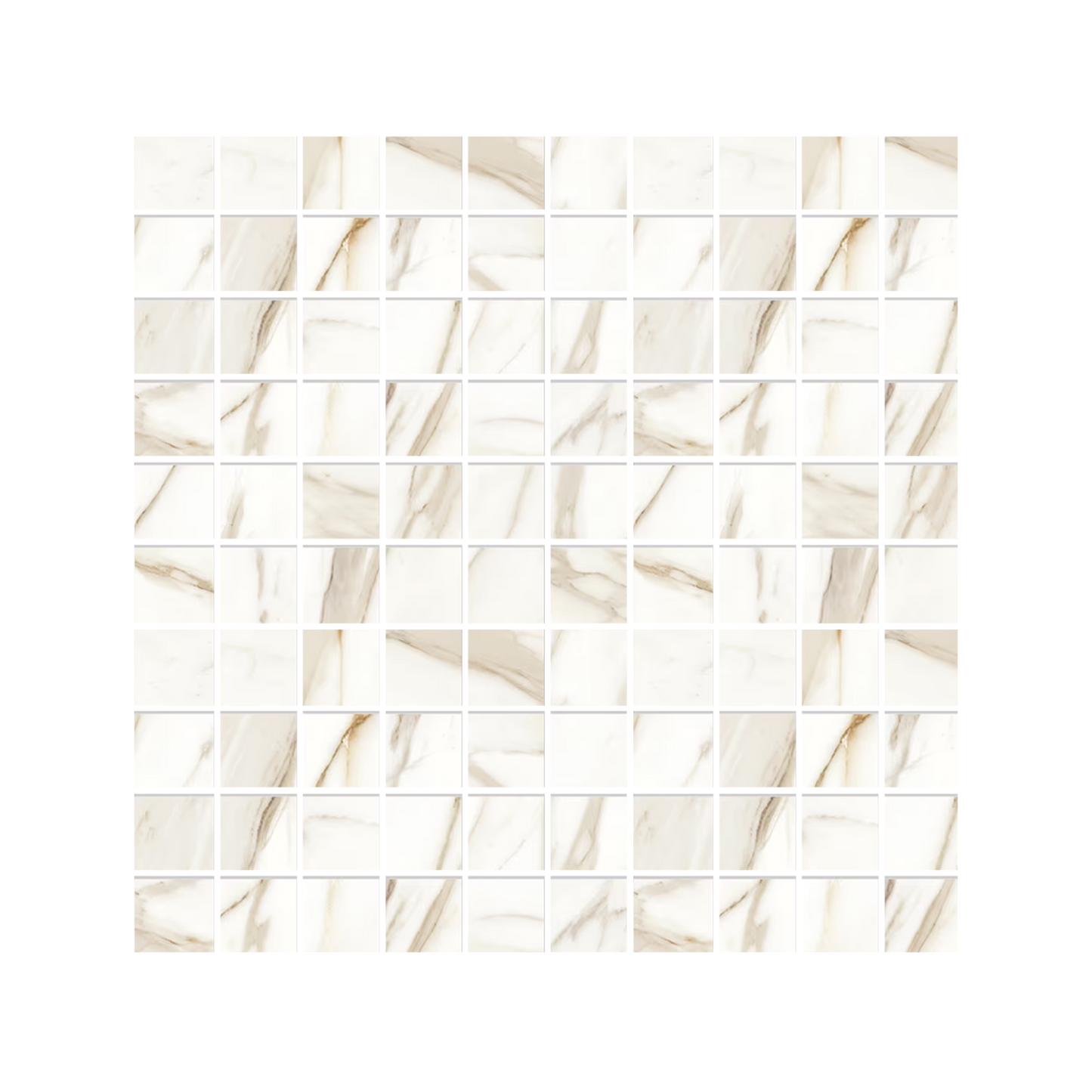 Tele Di Marmo Reloaded 12x12" Mosaico Porcelain Mosaic (1" Square)