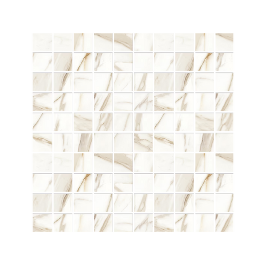 Tele Di Marmo Reloaded 12x12" Mosaico Porcelain Mosaic (1" Square)