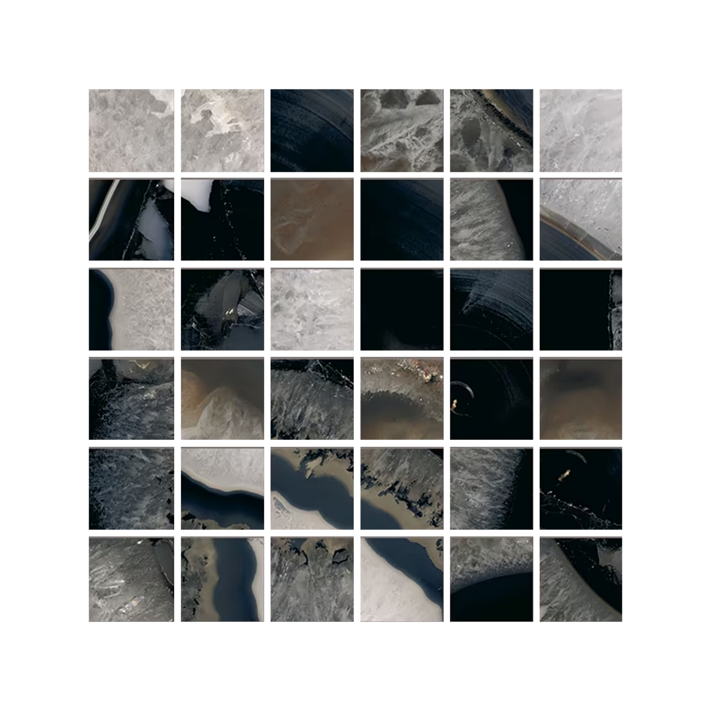 Tele Di Marmo Precious 12x12" Mosaico Porcelain Mosaic (2" Squares)