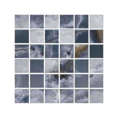 Tele Di Marmo Onyx 12x12" Mosaico Porcelain Mosaic (2" Squares)
