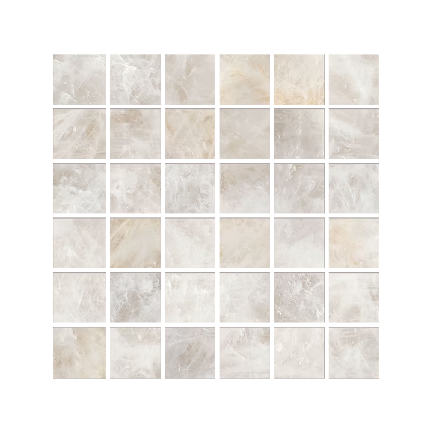 Tele Di Marmo Precious 12x12" Mosaico Porcelain Mosaic (2" Squares)
