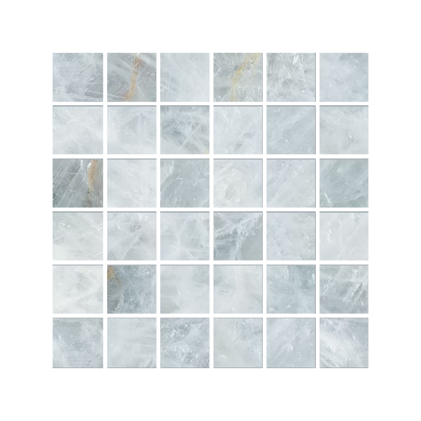 Tele Di Marmo Precious 12x12" Mosaico Porcelain Mosaic (2" Squares)