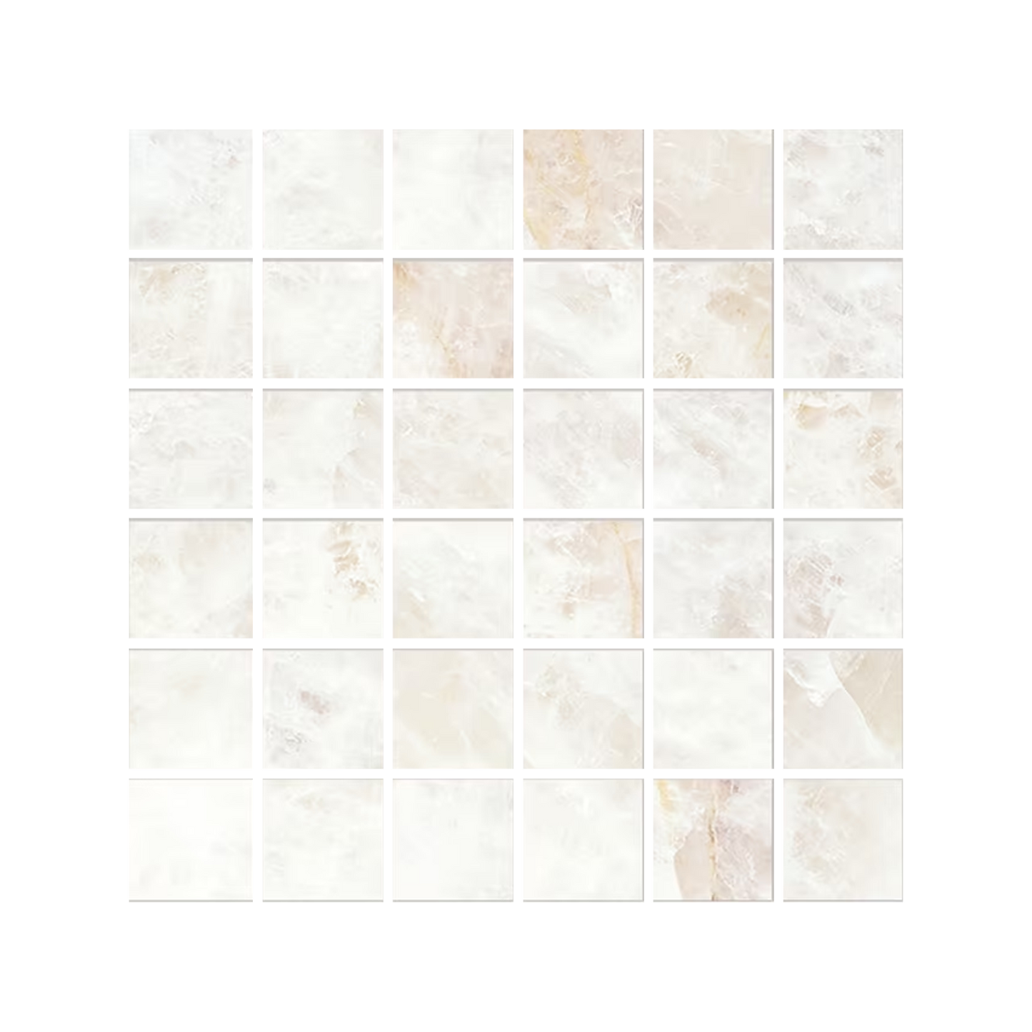 Tele Di Marmo Precious 12x12" Mosaico Porcelain Mosaic (2" Squares)