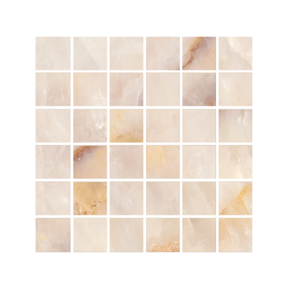 Tele Di Marmo Crystal 12x12" Mosaico Porcelain Mosaic (2" Squares)