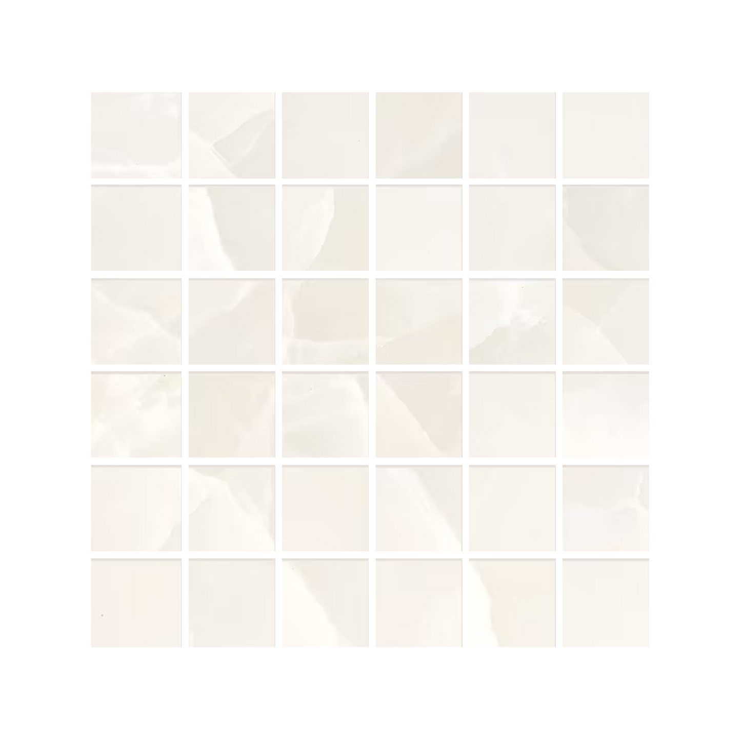 Tele Di Marmo Onyx 12x12" Mosaico Porcelain Mosaic (2" Squares)