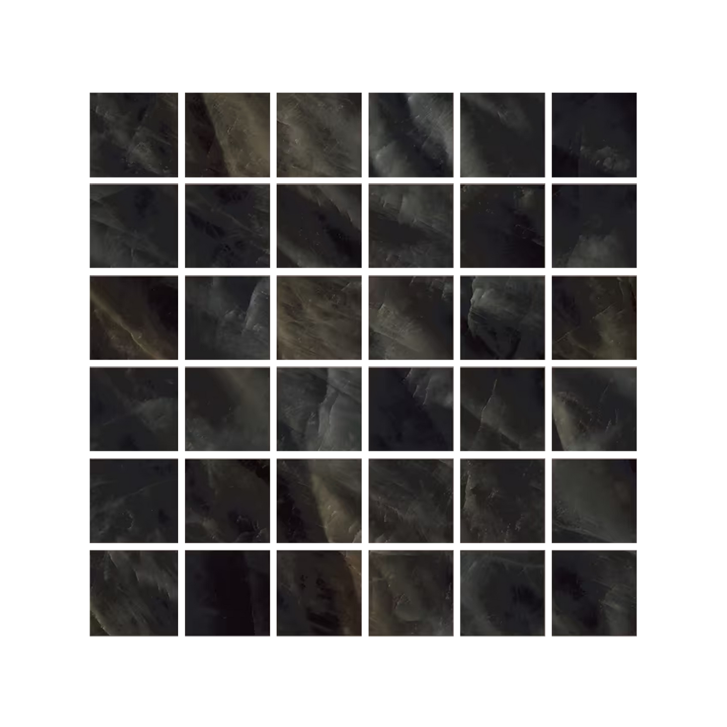Tele Di Marmo Crystal 12x12" Mosaico Porcelain Mosaic (2" Squares)