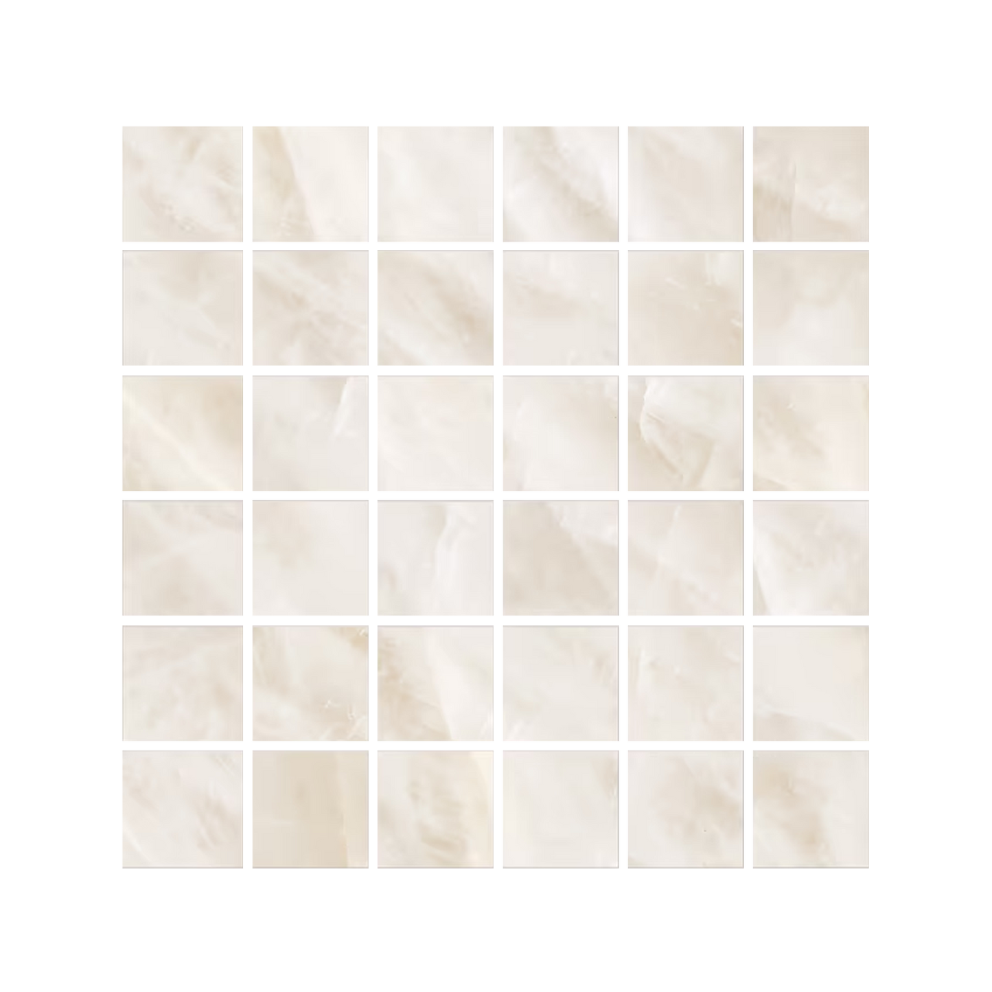 Tele Di Marmo Crystal 12x12" Mosaico Porcelain Mosaic (2" Squares)