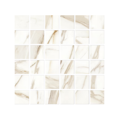 Tele Di Marmo Reloaded 12x12" Mosaico Porcelain Mosaic (2" Squares)