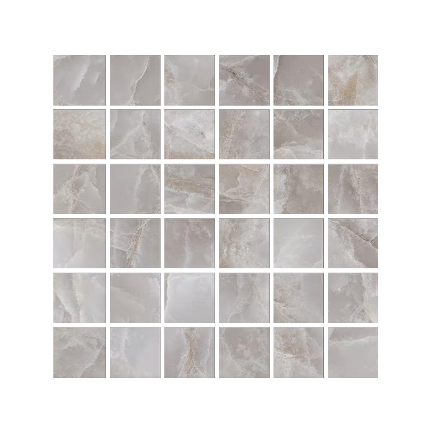 Tele Di Marmo Reloaded 12x12" Mosaico Porcelain Mosaic (2" Squares)