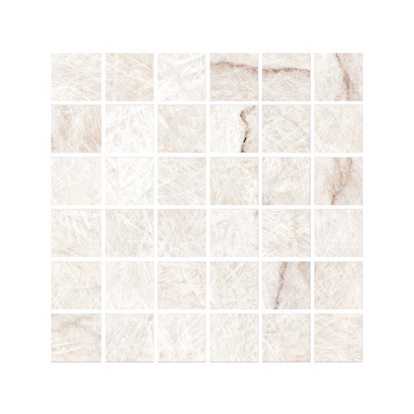 Tele Di Marmo Reloaded 12x12" Mosaico Porcelain Mosaic (2" Squares)