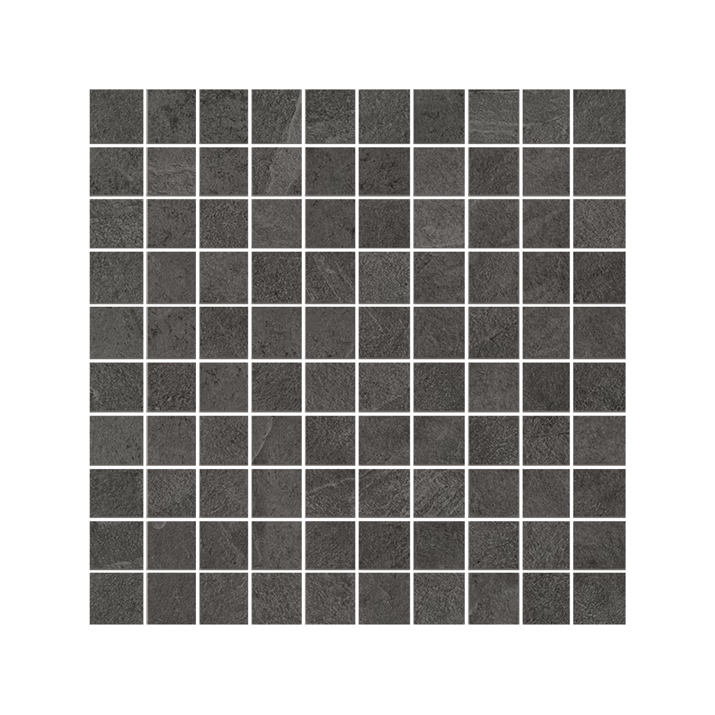 Cornerstone 12x12" - Mosaic Porcelain Stone-Look Tile (1" Square)